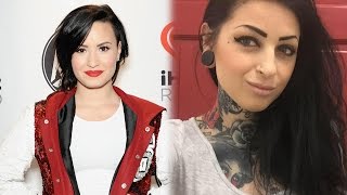 Demi Lovato Responds to Tattoo Artist DISS [upl. by Newfeld]