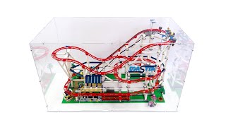 Acrylic Display Case for LEGO 10261 Roller Coaster with LiftUp Door Access [upl. by Maisie]