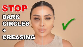 How To Cover Up Under Eye Dark Circles amp Stop Concealer From Creasing In Wrinkles 2024  Nina Ubhi [upl. by Cresa910]