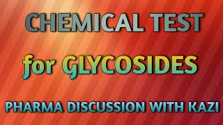 Chemical test for Glycosides [upl. by Sukram]