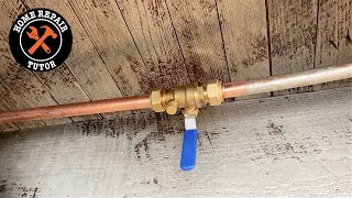 Compression Shut Off Valve  Quick Tips for Beginners [upl. by Toole]