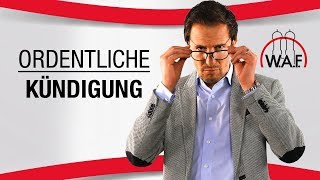 Was ist eine ordentliche Kündigung Grundbegriffe der Kündigung einfach erklärt  Betriebsrat Video [upl. by Amlez]