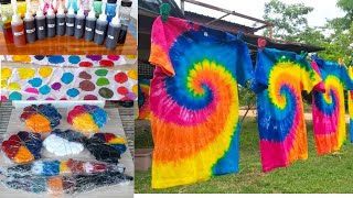 How to Tie Dye Step Guide for Beginners  Reactive Dyes Method [upl. by Nagiam]