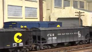 CNJ BampO COAL TRAIN MTH SD35s GPs [upl. by Nelly896]