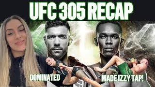 UFC 305 Recap Dricus Du Plessis Submits Israel Adesanya amp Full Card Reaction [upl. by Vernice880]