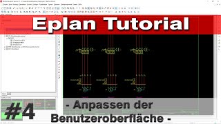 EPlan Tutorial  4 Anpassen der Benutzeroberfläche [upl. by Elreath314]