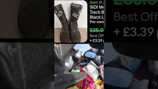 My first ever pair of Sidi Motorcycle Boots for only £4 ebay reseller makingmoney motorcycle [upl. by Cyndie]