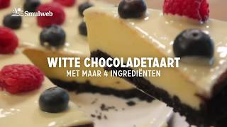 Receptvideo witte chocoladetaart [upl. by Omora562]