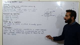 Properties of Crystalline solid  Symmetry and Habit of a crystal  ch4  11th class chemistry [upl. by Hahnert]