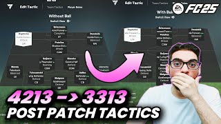 POST PATCH 4213 TO 3313 META FORMATION AND CUSTOM TACTICS  FC 25 ULTIMATE TEAM [upl. by Jen]