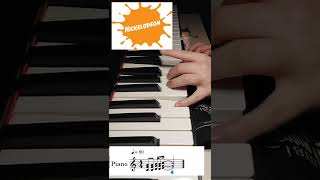 Nickelodeon Intro PianoSheet Music [upl. by Argyres386]