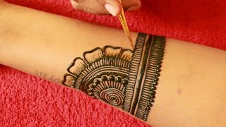 Easy Dulhan Mehndi Design for Full HandNew Bridal Henna Mehndi DesignSimple Wedding Mehdi Design [upl. by Cromwell]