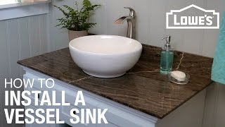 How to Install a Vessel Sink [upl. by Pampuch284]