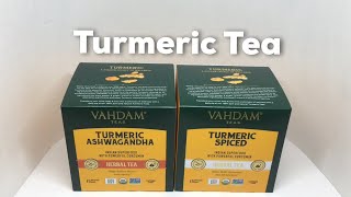 Vahdam Turmeric Herbal Tea [upl. by Roleat]