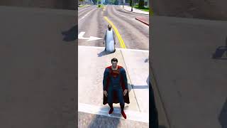 GTA 5  SUPER MAN BECOME A GIRL TO ESCAPE FROM A CHUDAIL IN GTA5 😱  shots cartoon viralshort [upl. by Marvella]