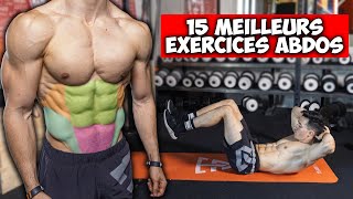 15 MEILLEURS EXERCICES ABDOMINAUX [upl. by Cope]