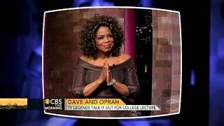 Oprah and Letterman Legends talk it out [upl. by Llenahs661]