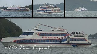 MV Dumai Express 15 di jembatan 1 barelang [upl. by Eboh352]