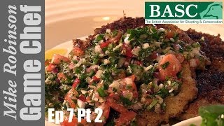 Venison Schnitzel with Salsa Verde  a step by step recipe with ITV Game Chef Mike Robinson [upl. by Kippie815]