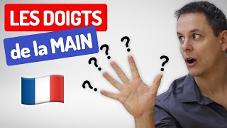 French Lesson 31  BODY VOCABULARY Finger names  Les doigts de la main Dedos de la mano en francés [upl. by Grantland]