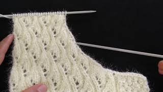 Decreasing Round Neck in a Cardigan step by step [upl. by Lorollas]