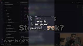 What is Storybook in React 🤔 shorts javascript react coding [upl. by Sukey922]