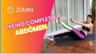 Treino completo pra secar e definir seu abdômen  Seca barriga em casa  Carol Borba [upl. by Akinej]