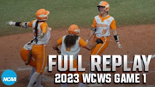 Tennessee vs Alabama 2023 Women’s College World Series  FULL REPLAY [upl. by Prebo]