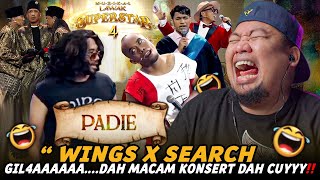 PADIE MENYALA 🔥🔥 99 PERFECT 🤣 🤣❗️ Muzikal Lawak Superstar 4  Padie  REACTION [upl. by Norreg619]