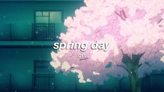 bts  spring day slowed  reverb ✧ [upl. by Nalim]