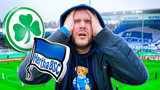 ARBEITSVERWEIGERUNG 🤬🤯 SpVgg Fürth vs Hertha BSC  Cinematic Vlog [upl. by Thielen]