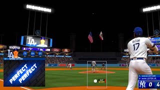 Shohei Ohtani Perfect Perfect Two Homerun Game  MLB The Show 24 Online Rated [upl. by Enelrahs]