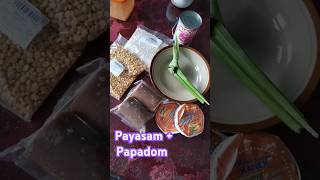 Payasam  Papadom dessert like subscribemychannel [upl. by Ahsinna]