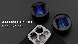 Anamorphic 155x vs 133x Lens Comparison  SANDMARC [upl. by Lathrope]