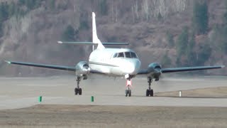 Fairchild Swearingen SA226TC Metro II Takeoff [upl. by Devinne]