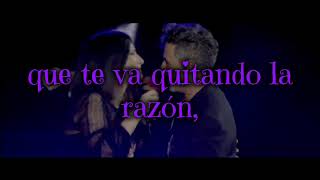 Alejandro Sanz y Laura Pausini  La fuerza del corazón Letra [upl. by Hollenbeck]