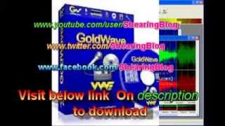 Goldwave 568 Full Free Download With Serial amp Keygen  Direct Download [upl. by Hairu]