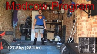 Madcow 5x5  Powerlifting Program Review Including training footage  smallchannelsunite [upl. by Chouest]