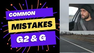 COMMON MISTAKES DURING G2 ROAD TEST  For Lesson call 4377553035 [upl. by Ayikin]