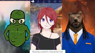 Live2D FACERIG CUSTOM models [upl. by Cahan]