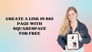 How to Create a linkinbio Page with Squarespace for Free [upl. by Orren]