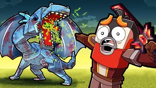 Parasite APOCALYPSE in My Dragon Kingdom Minecraft [upl. by Einnol]