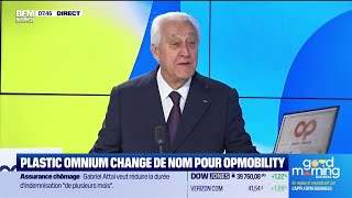 Laurent Burelle OPmobility  Plastic Omnium change de nom pour OPmobility [upl. by Arval]