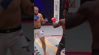 UNBELIEVABLE TKO 😳 Lorenz Larkin stops Levan Chokheli in the first round at bellatorsandiego [upl. by Durtschi347]