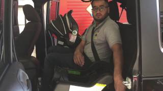 GRACO BABY SEAT Time Step by Step Installation in the JEEP WRANGLER [upl. by Aziza]