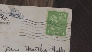 Holiday card postmarked 1950 arrives at Kansas City home [upl. by Nennarb]