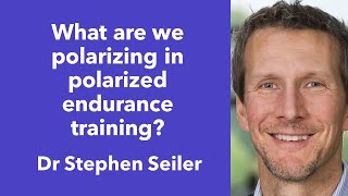 46  What are we polarizing in polarized endurance training Dr Stephen Seiler [upl. by Alikam]