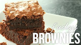 Homemade Fudgy Brownies How to Make Fudge Brownie Recipe [upl. by Tlevesoor831]