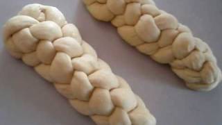 How to braid 6strand challah bread [upl. by Otreblif]