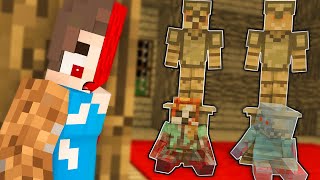 BOBBY1545 VE KEVİN1545 HEYKELE DÖNÜŞTÜLER 😱   Minecraft [upl. by Thagard]